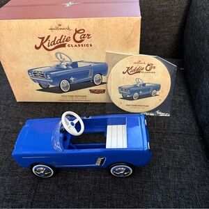 Hallmark Kiddie Car Classics 1965 Ford Mustang. New in box.Appx 7”